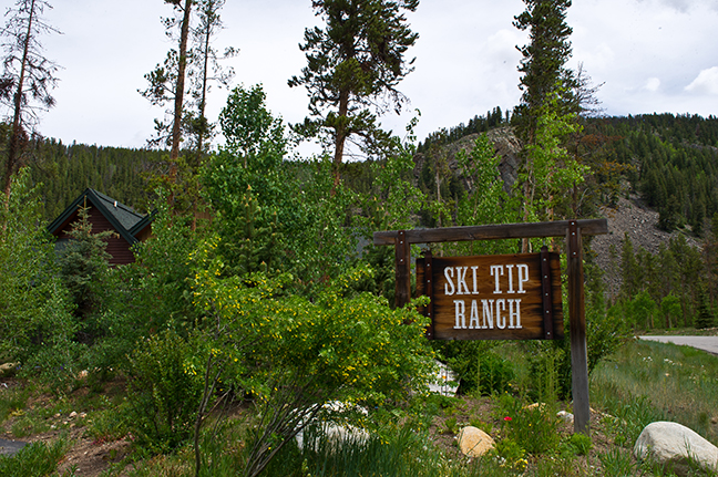 Ski Tip Ranch Sign Keystone Colorado